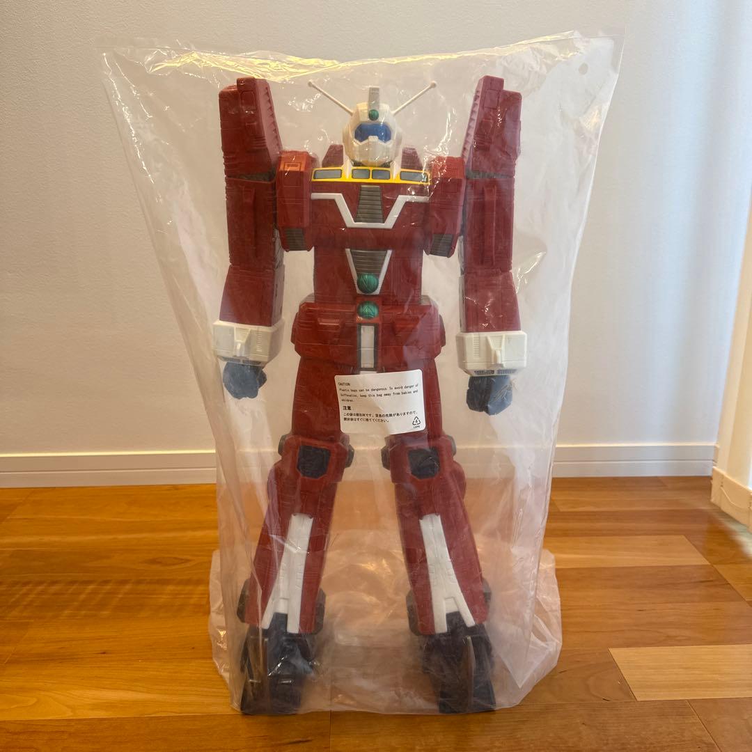 伝説巨神イデオン ジャンボソフビ フィギュア 本体美品 箱ダメージあり