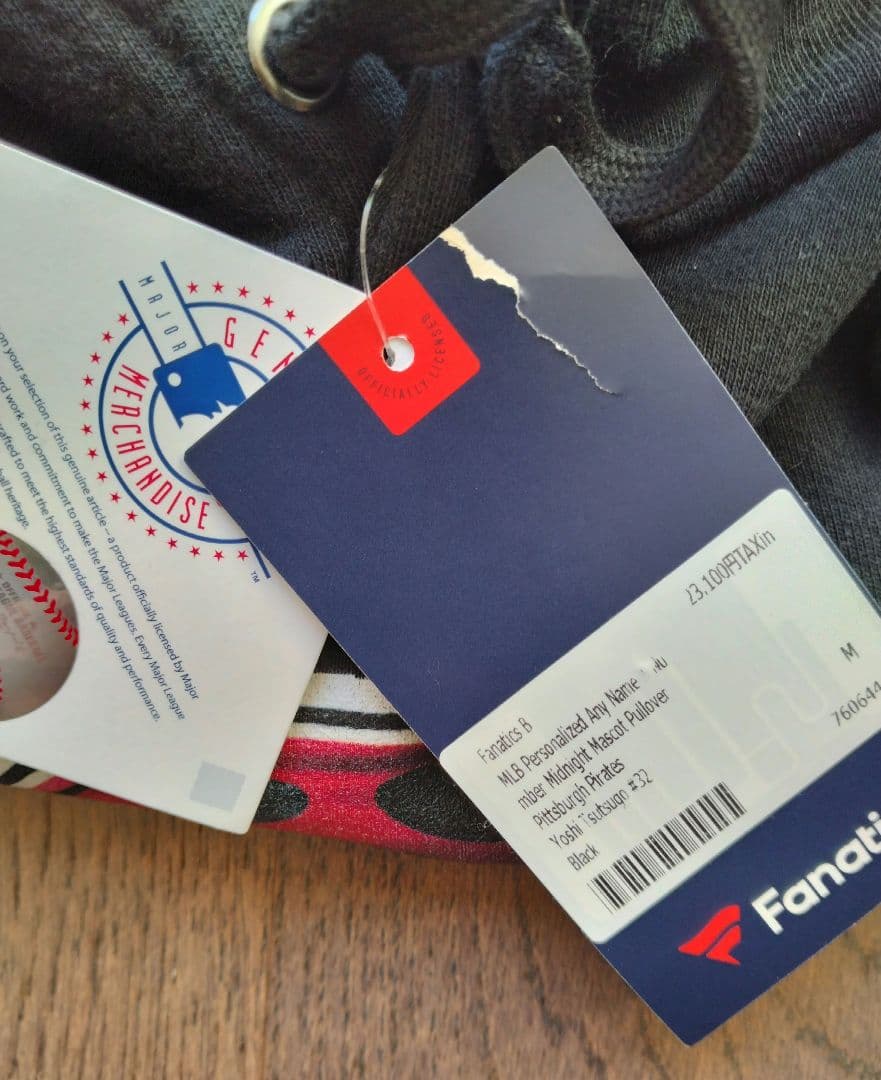 希少 新品タグ付き 筒香嘉智 MLBピッツバーグパイレーツ ネーム&ナンバー入り