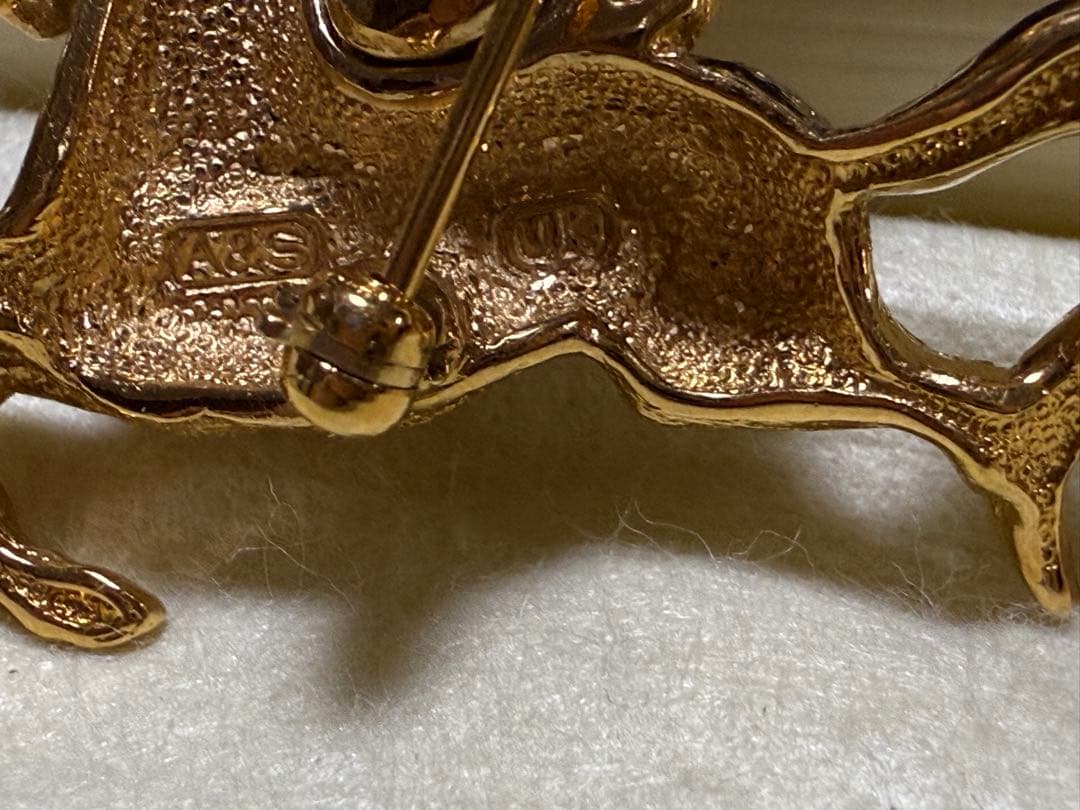 A&S ユニコーン　ブローチ