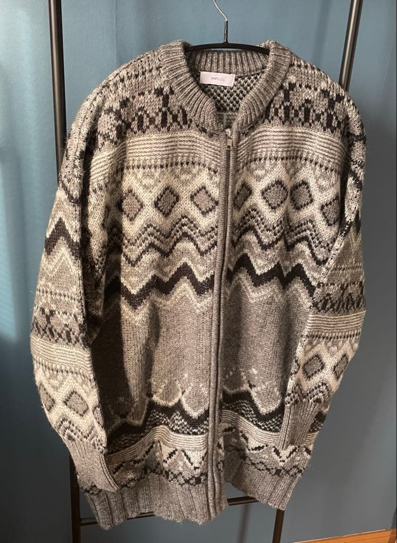 ノルディック ジャカード ジップ カーディガン　 ＋2点おまとめ　合計3点