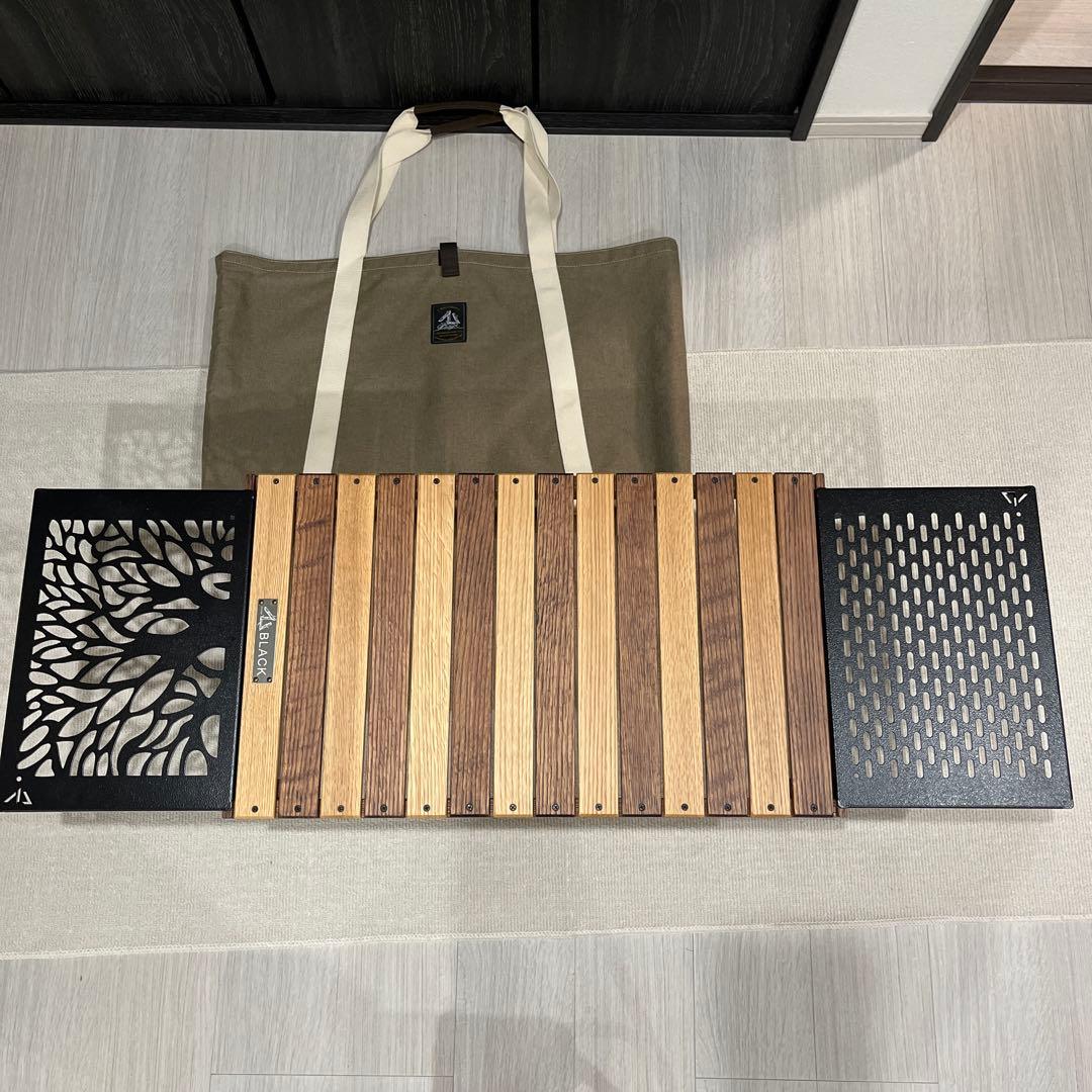 BLACK DESIGNハレテーブル　【延長脚、BLACKDESIGNマット付】