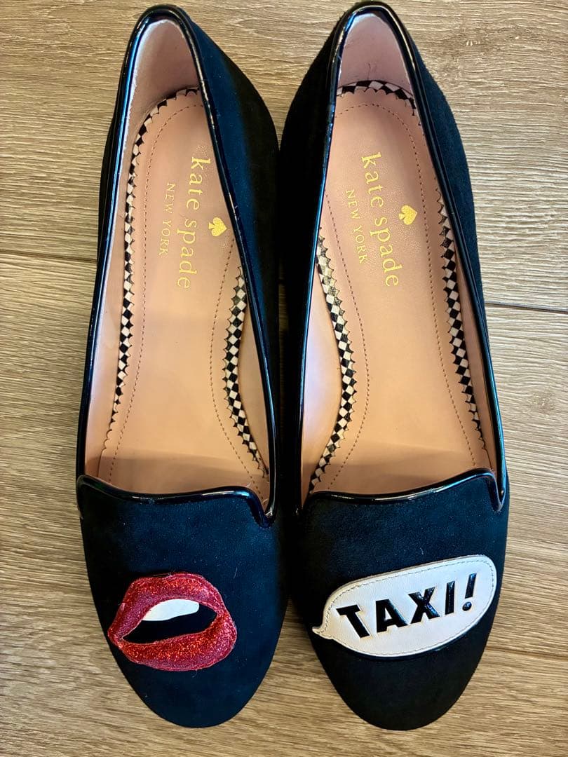 靴 kate spade Claudia Big Apple Loafer 7 B