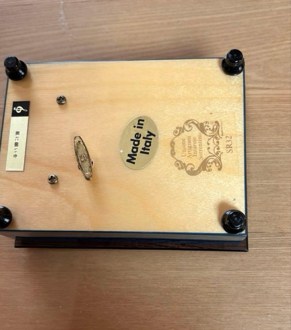 SALE❣️未使用コレクション ❣️イタリア製オルゴール 象嵌細工 動作品