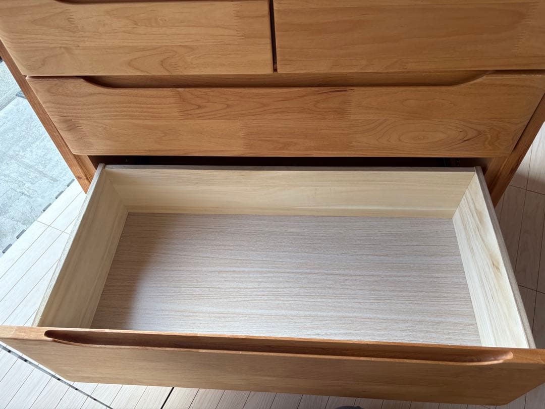 【引取or直配送】ニトリ 木製 チェストラック アルナス2 80 シェルフ