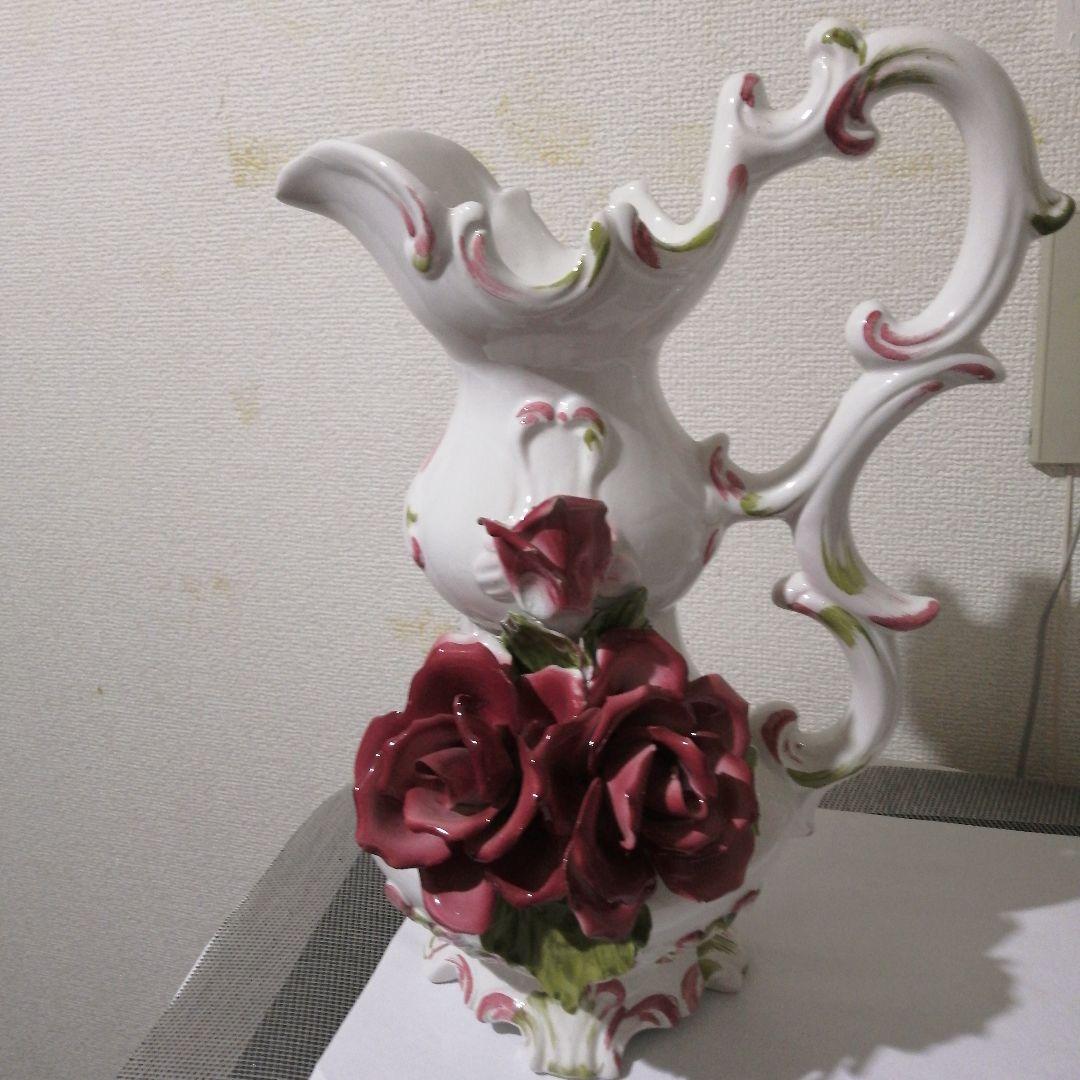 DEMAIN デ-メイン イタリア製 フラワーモチーフ ヨーロピアン インテリア