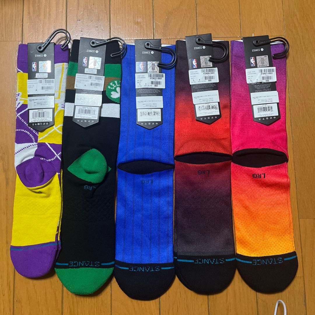 STANCE NBA チームソックス 5足セット