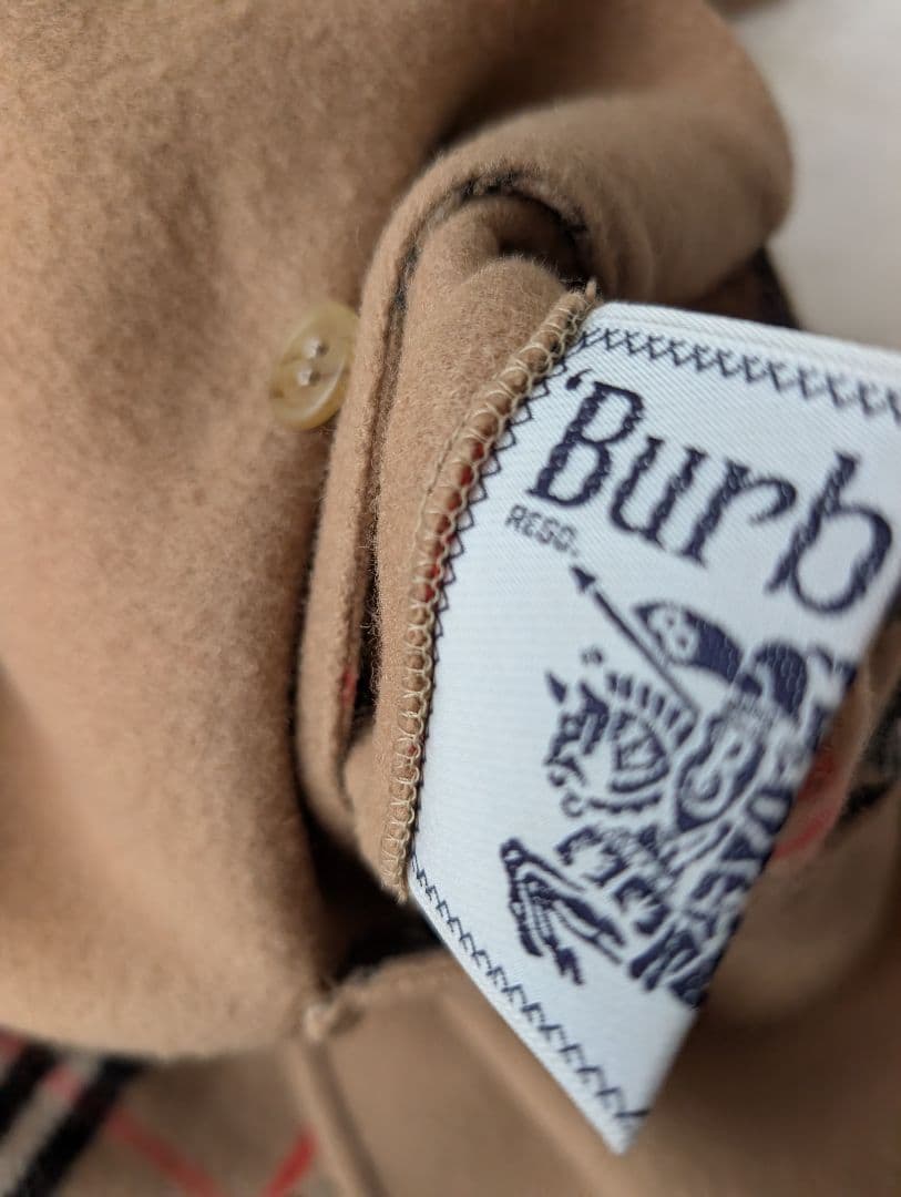 美品 バーバリー リバーシブルコート ノバチェック ダブルフェイス 三陽商会