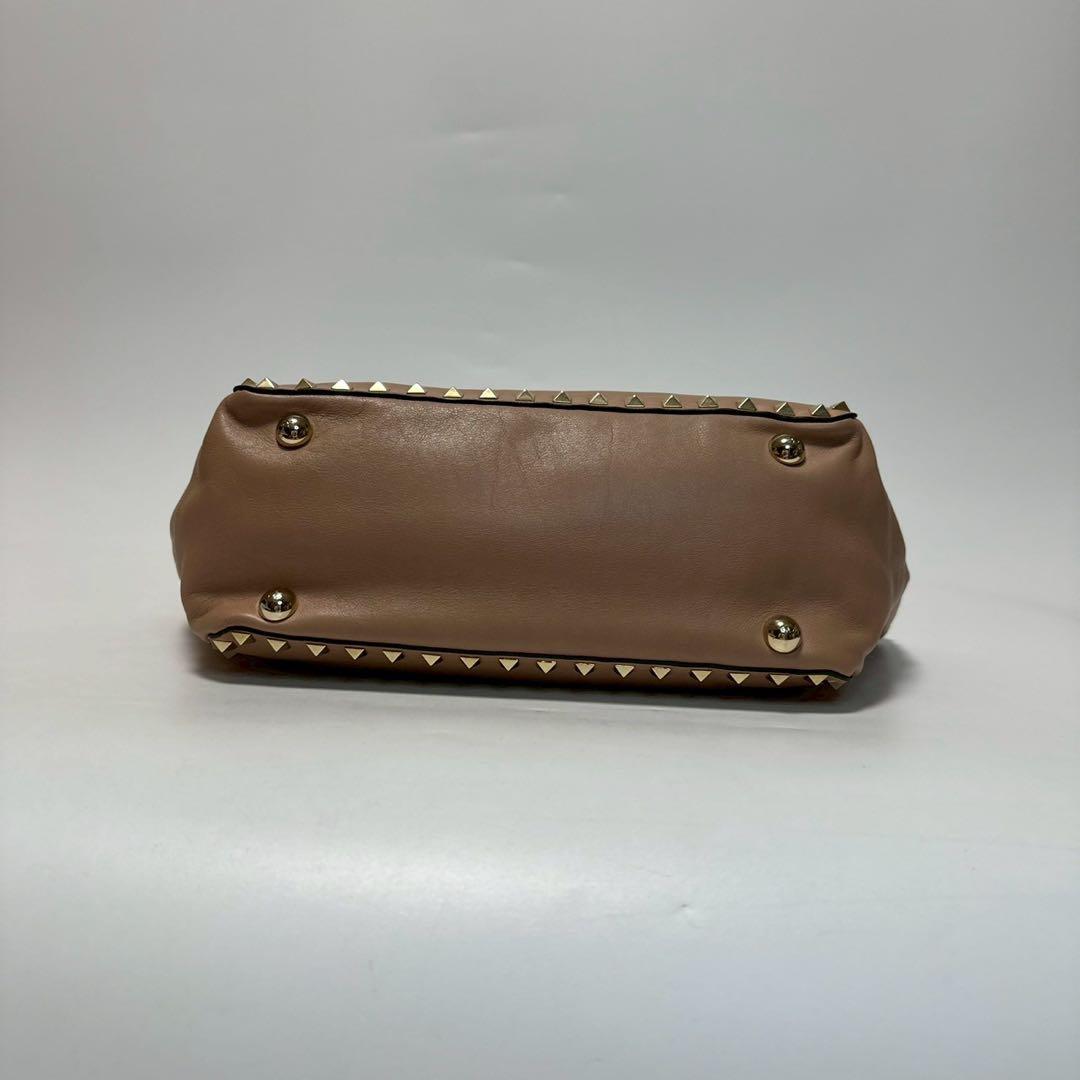 q12【美品】保存袋　領収書付　ヴァレンティノ　ロックスタッズ2wayショルダー