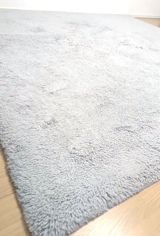 Francfranc　カステ 低反発 ラグ L　2000×2000 シルバー