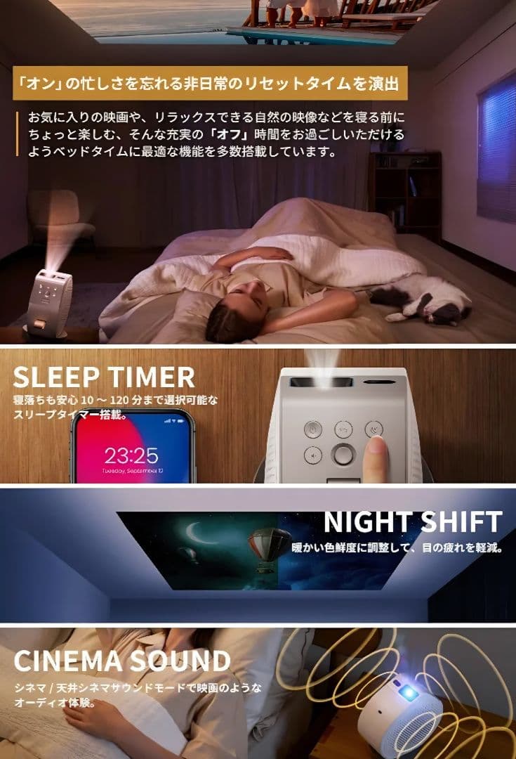 BenQ GV50 Google TV プロジェクター