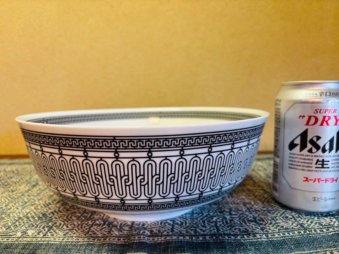 エルメス　H-DECO ブラックライン サラダボウル