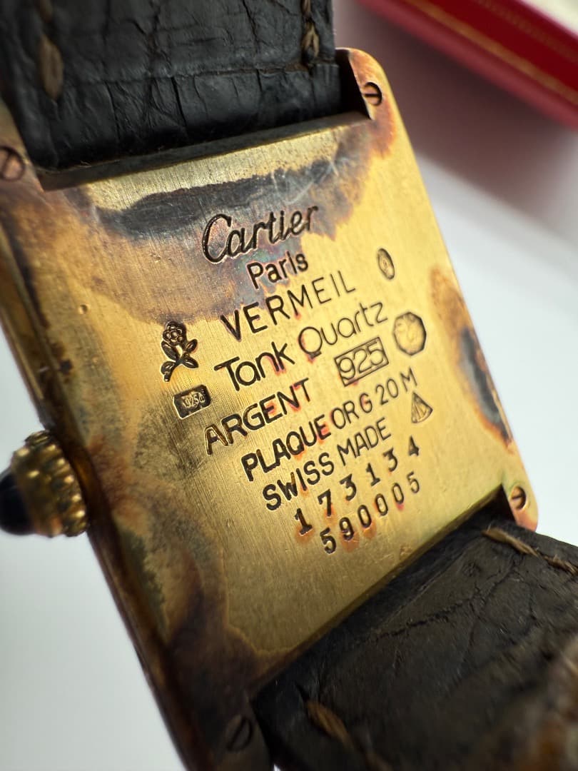 J*1様 カルティエ　cartier 腕時計　ヴィンテージ品　925刻印