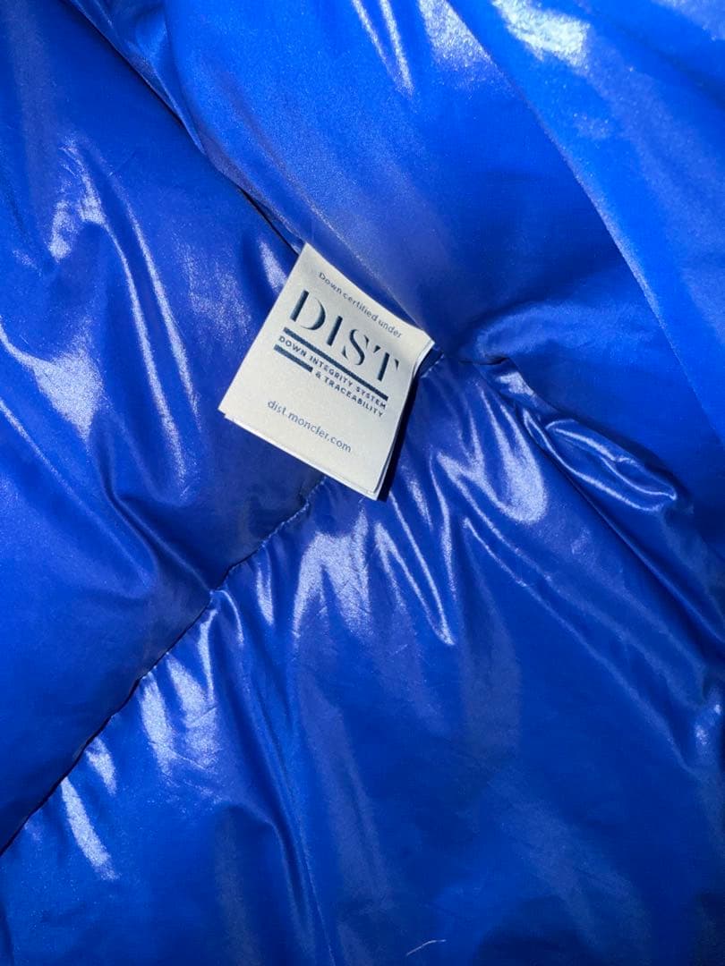 Moncler フード付きダウンジャケット 青　montcla サイズ1