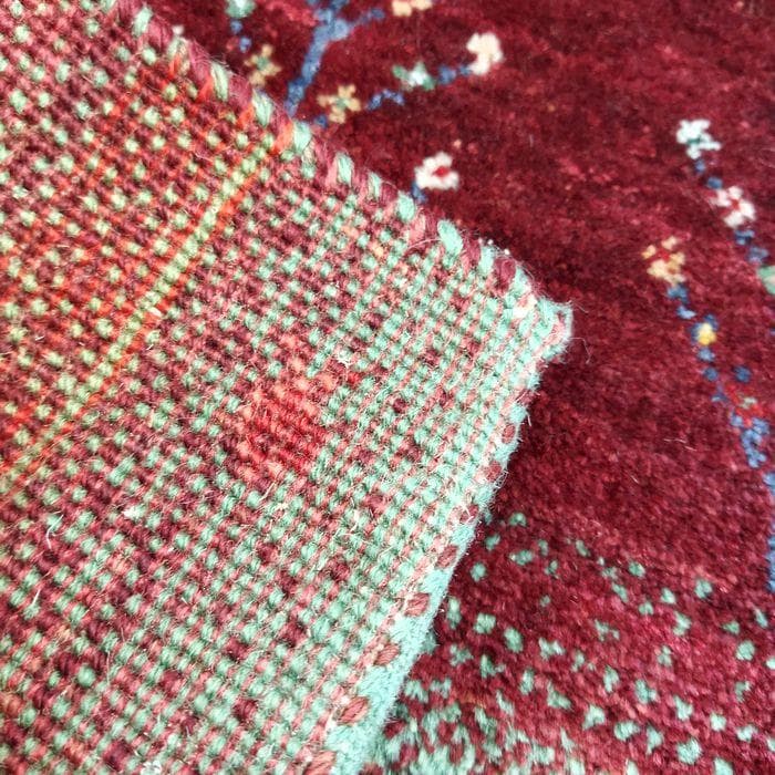 値下げ可能ミニギャベ●40×43㎝●手織●本物●新品未使用 遊牧民が紡ぐギャッベ