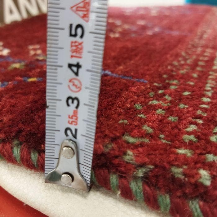 値下げ可能ミニギャベ●40×43㎝●手織●本物●新品未使用 遊牧民が紡ぐギャッベ