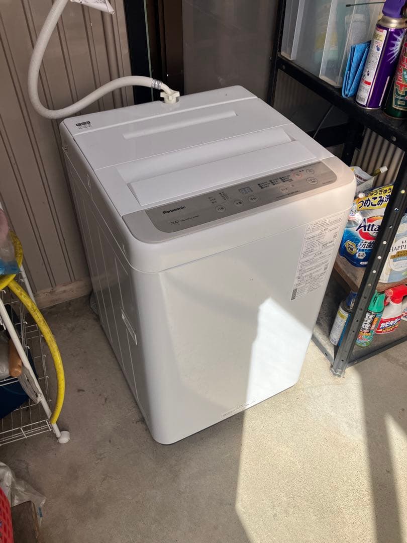 Panasonic 縦型洗濯機 洗濯機容量5.0kg お引取りは5000円でOK