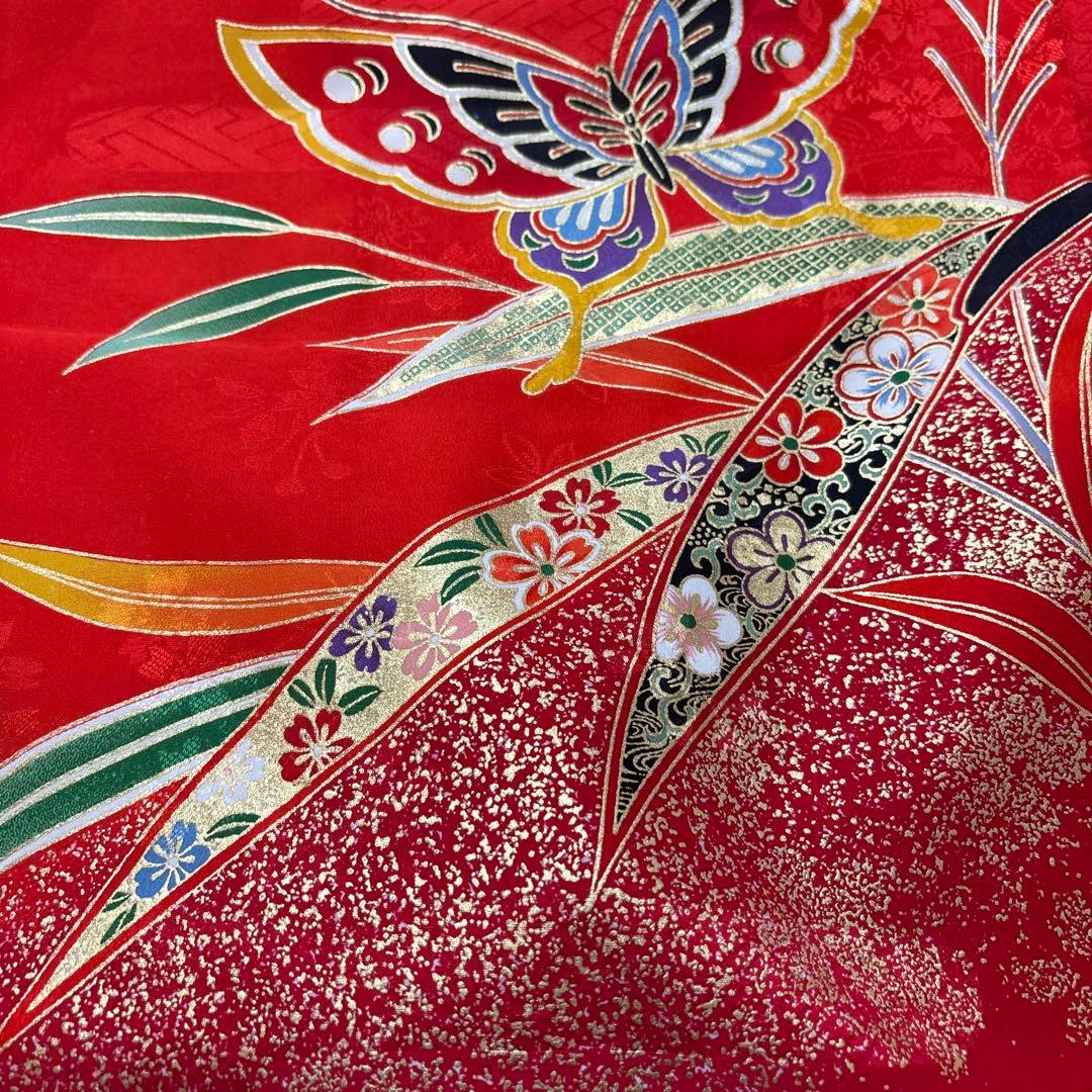 七五三　七歳正絹着物五点セット　未使用