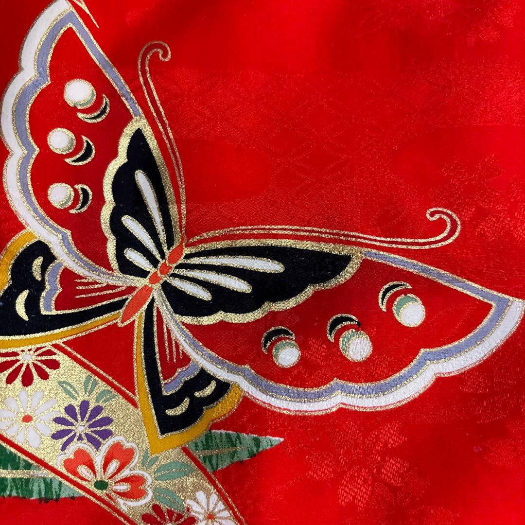 七五三　七歳正絹着物五点セット　未使用