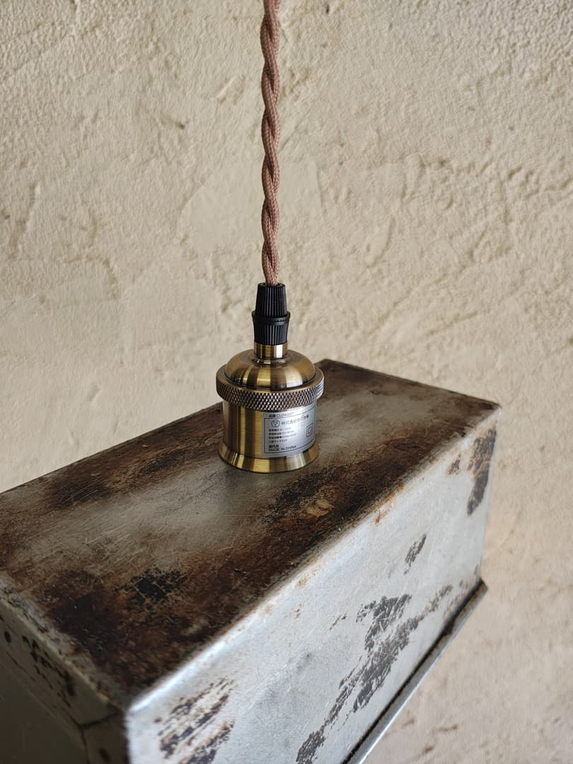 インダストリアル　シーリングライト　古道具　M0193