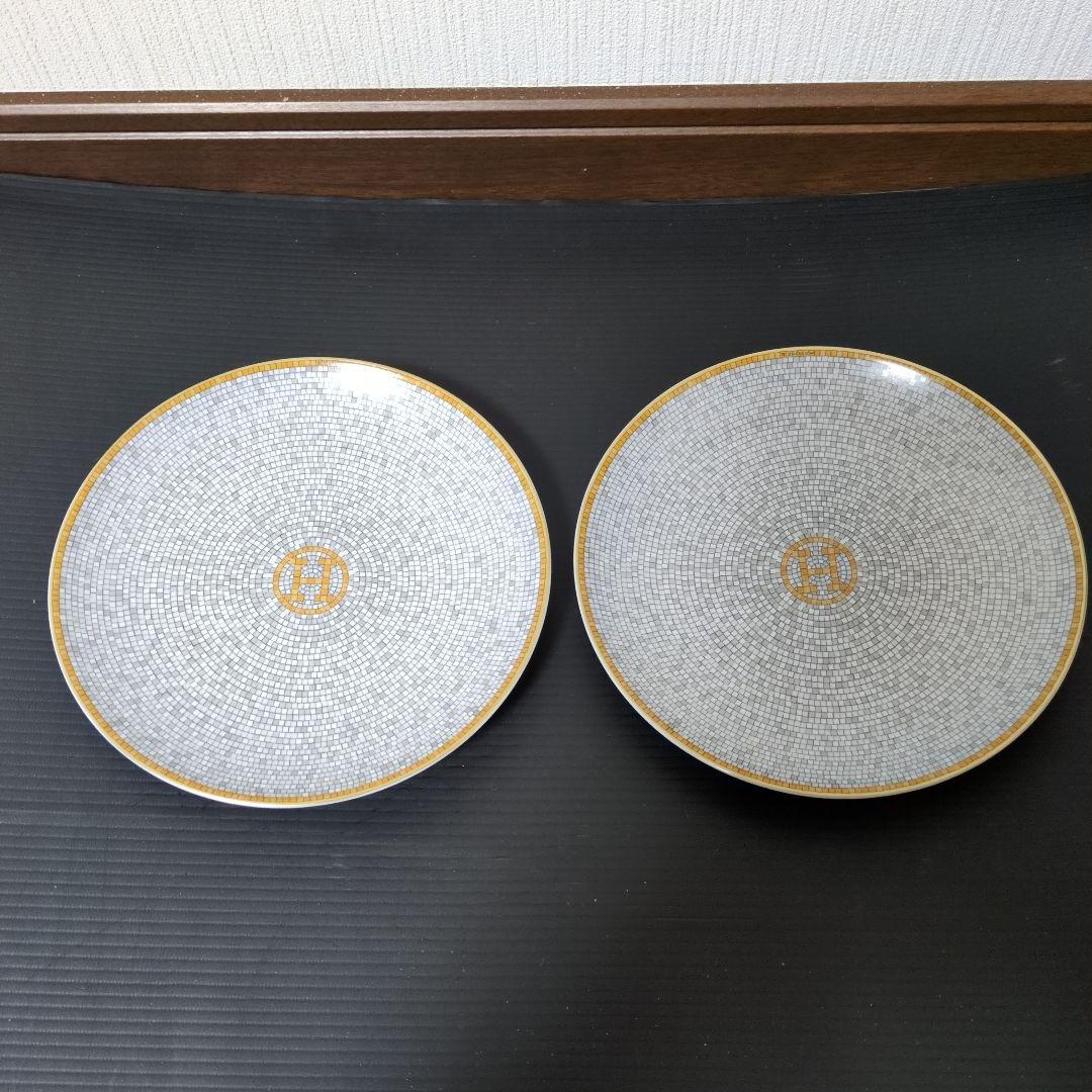 エルメス モザイク24ゴールド パンプレート ペアプレート 箱付