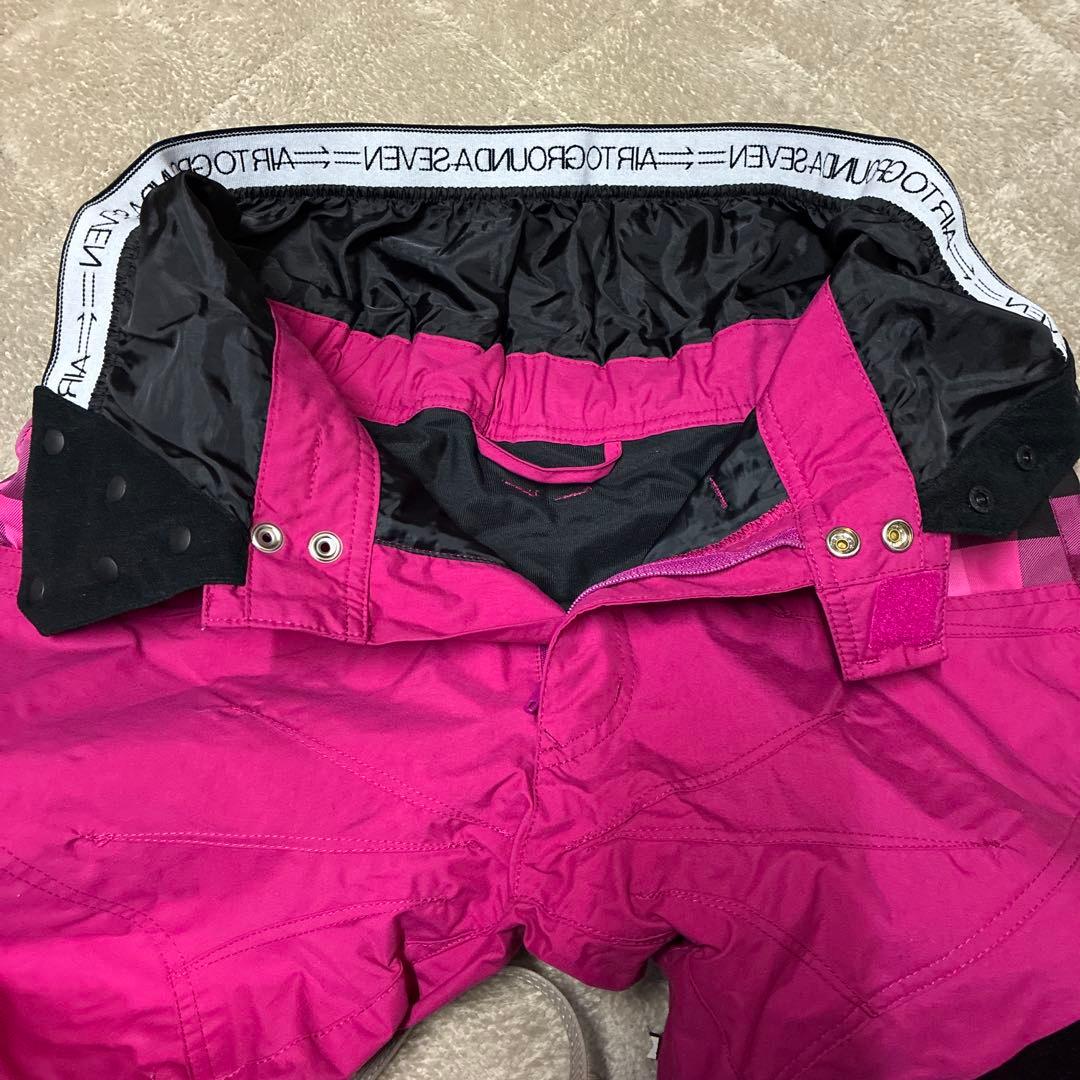 DESCENTE スキーウェア　Lサイズ　ピンク/ブラック　上下セット