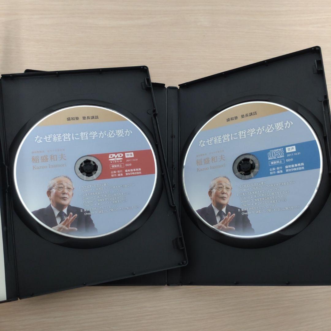 稲盛和夫　盛和塾　塾長講話　CD＋DVDセット