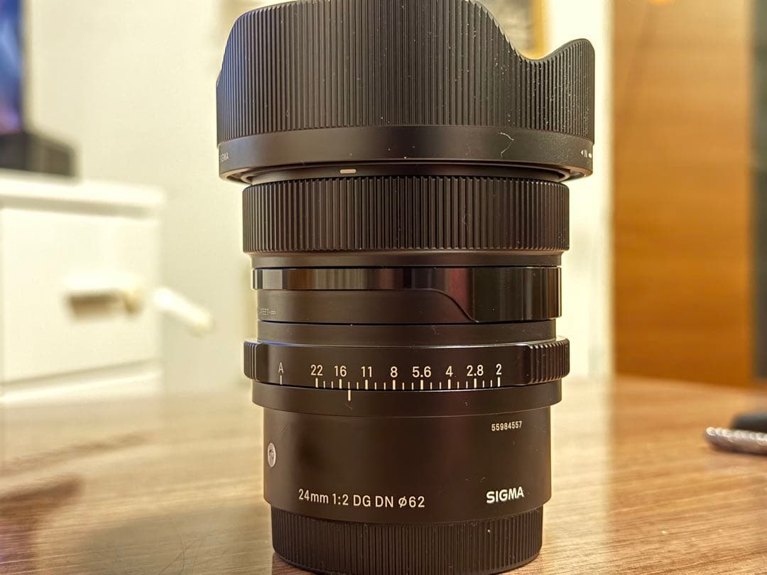 SIGMA 24mm F2 DG DN 62mmレンズ