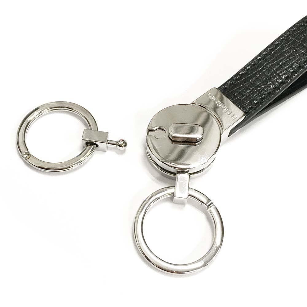 新品 FERRAGAMO 66 1228 763292 レザー キーホルダー