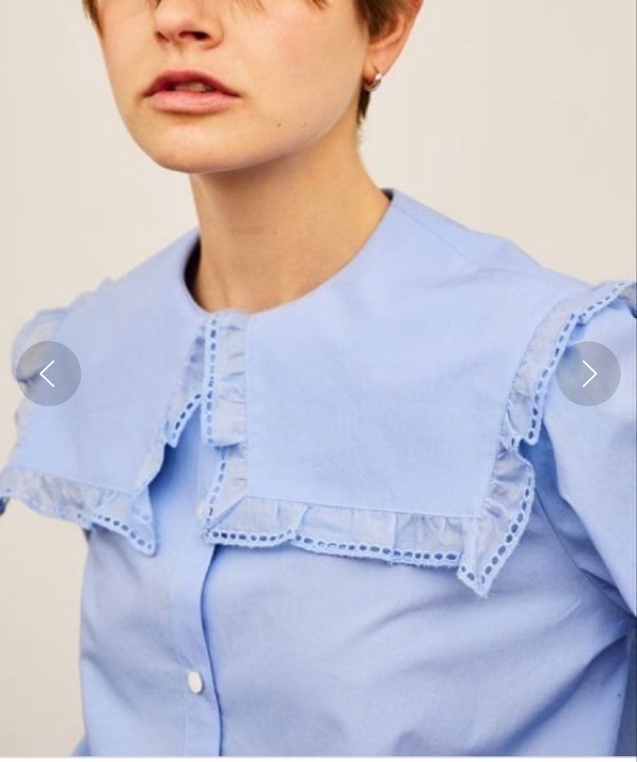 THESHINZONE FRILLSAILORCOLLARブラウス