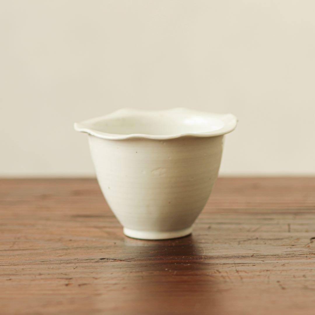 伊万里　古伊万里　江戸　中期　白磁　輪花　向付