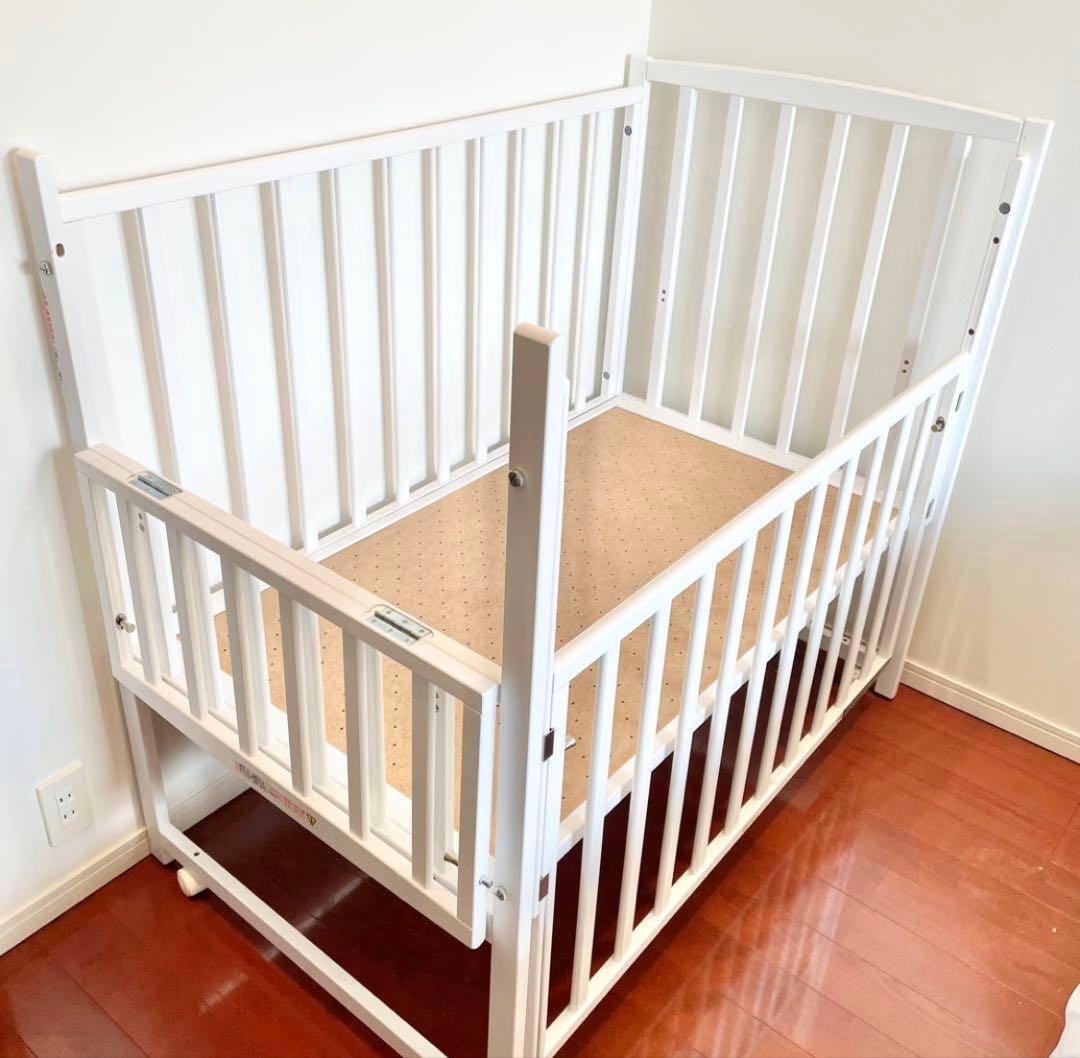 関東限定❣️極美品　ヤマサキ　ツーオープン　ハイタイプ　ベビーベット　近隣お届け