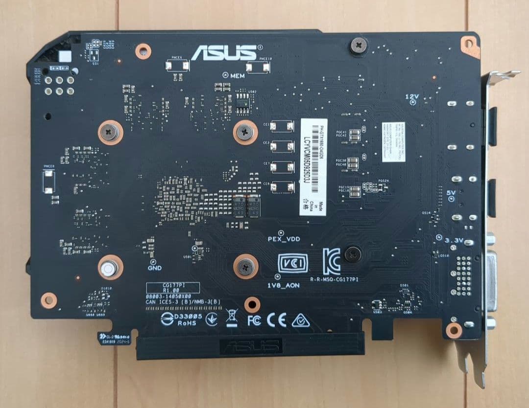 グラフィックボード・グラボ・ビデオカード ASUS GeForce GTX 1650 PHOENIX OC 4GB
