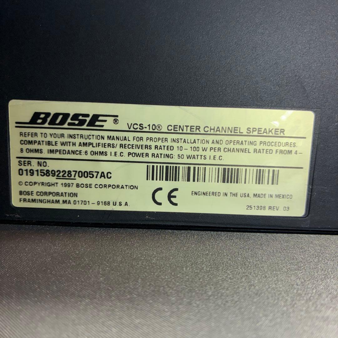 BOSE センタースピーカー VCS-10 ブラック