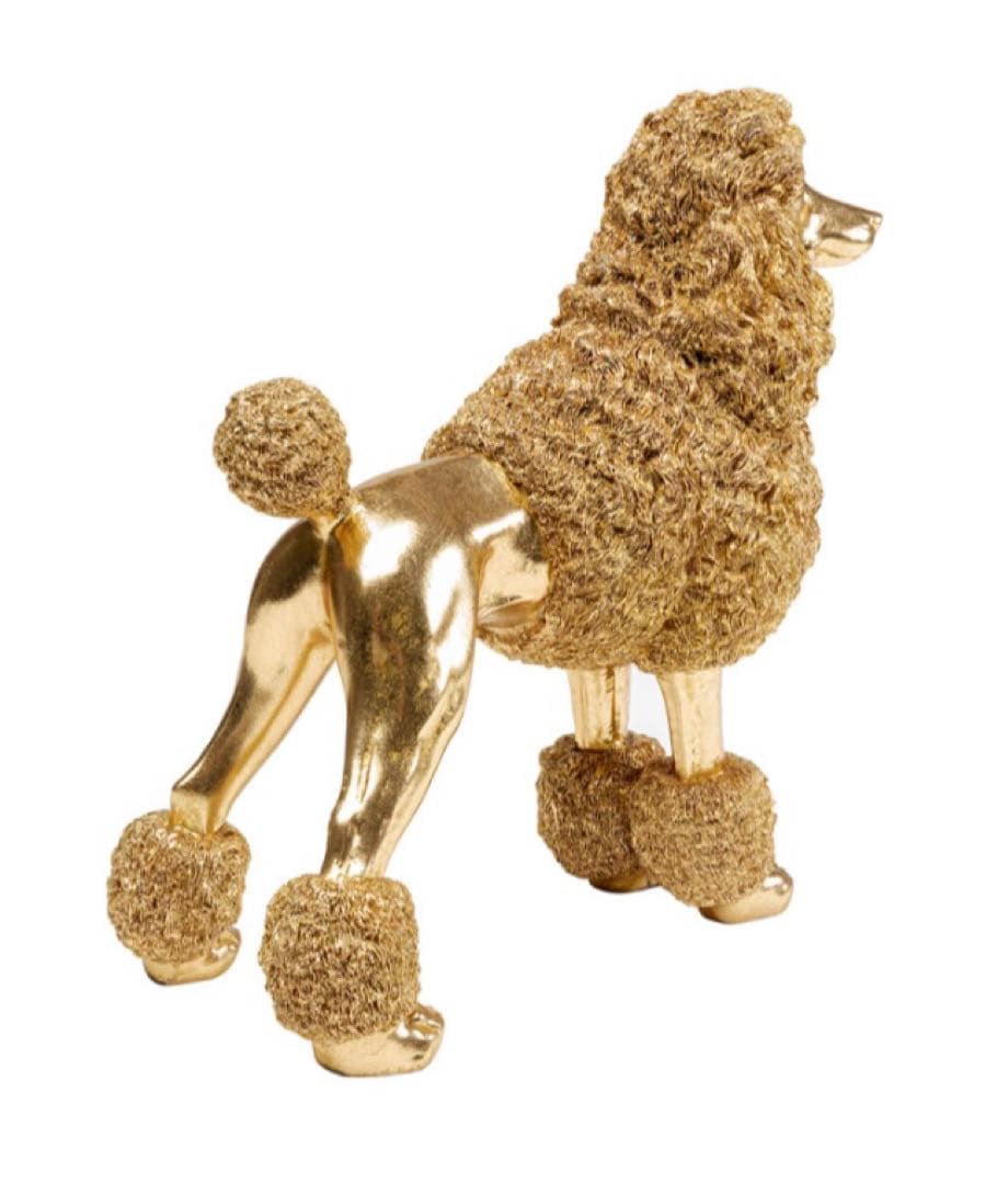 KARE ゴールド　ミセスプードル　豪華なデコフィギュア