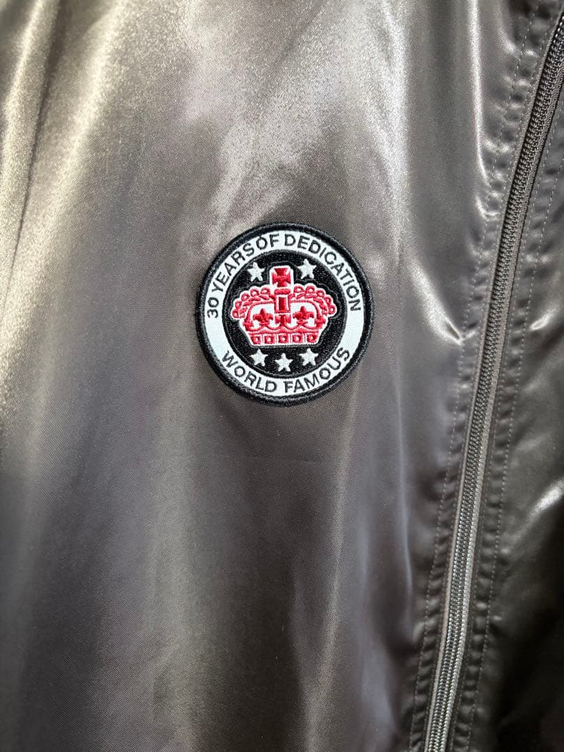 か*す様 XL Supreme Satin Hooded Track Jacke