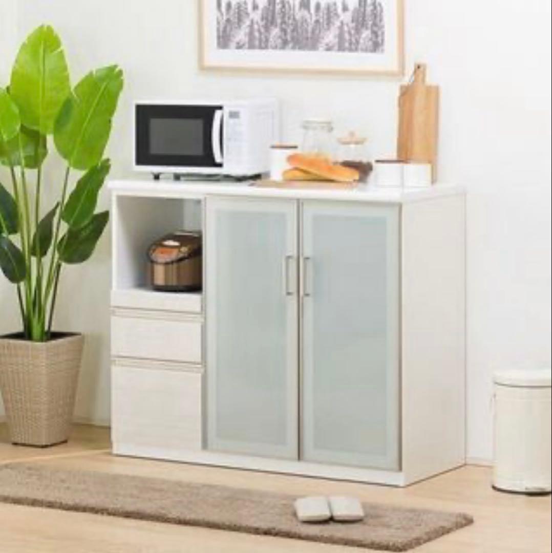 【年末セール】ニトリ Nポスティア カップボード キッチンカウンター