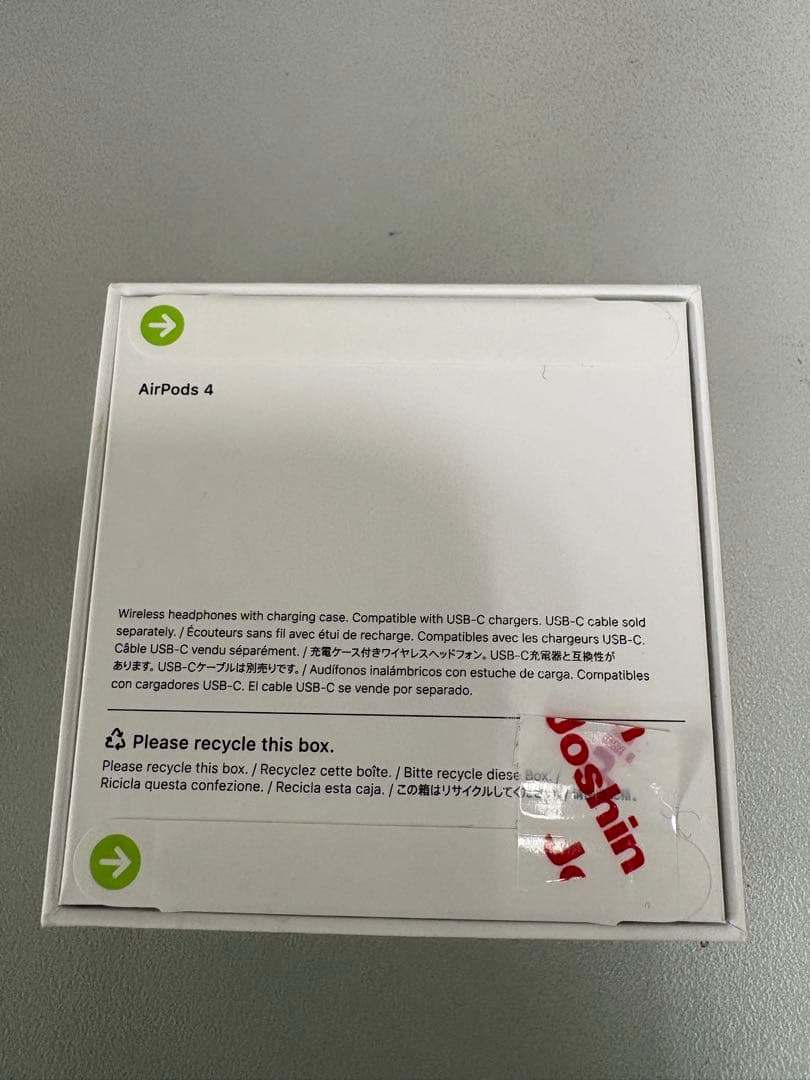 AirPods 4 本体　新品　未使用