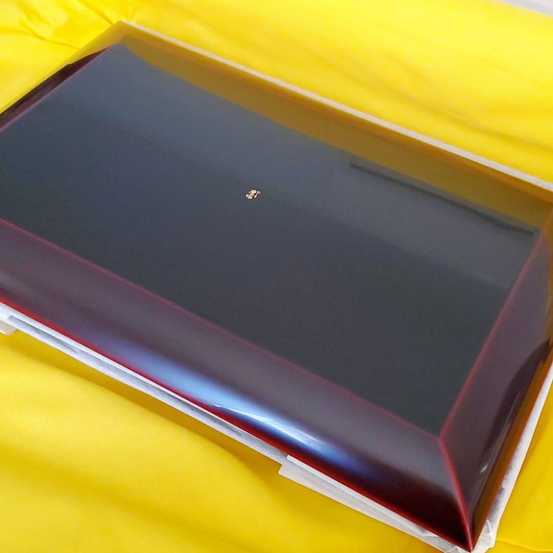 【新品未使用】点心盆　5客　溜塗　輪島塗　慶塚　トレー