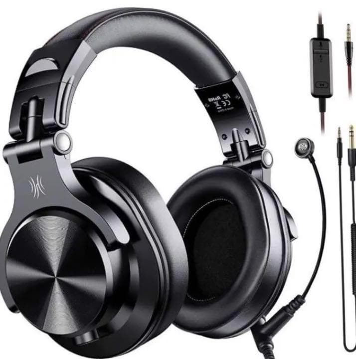 ❤DJヘッドホンならではの驚愕の超高音質♪❤日本製イヤーパッド✨ヘッドセット