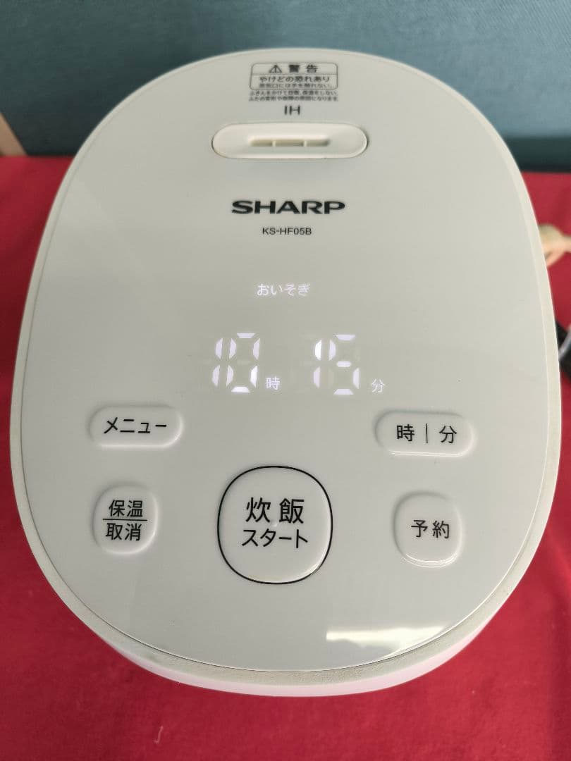 2023年製美品　シャープ IH炊飯器 3合 一人暮らし　KS-HF05B-W