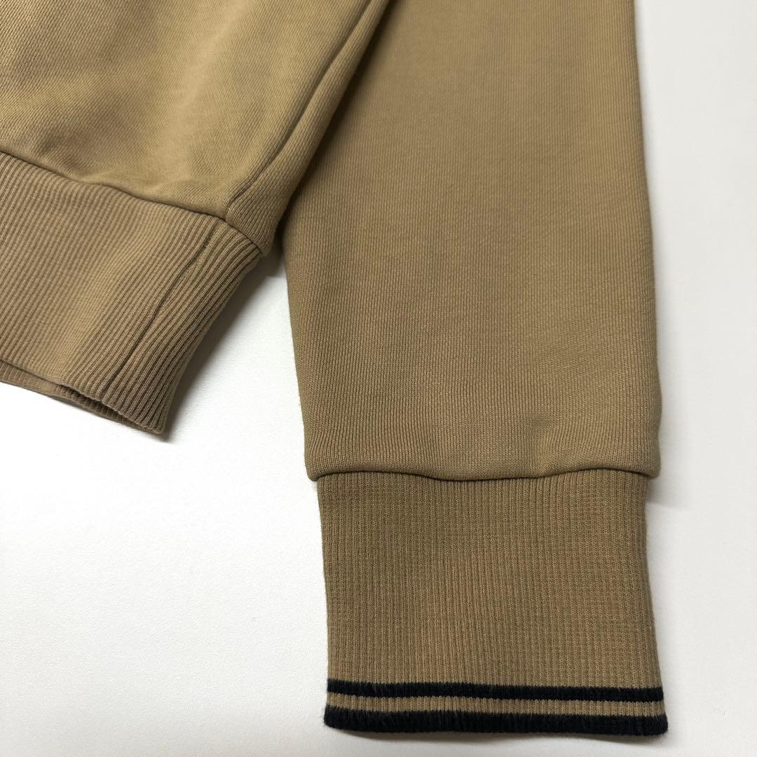 フレッドペリー 刺繍ロゴ クルーネック FRED PERRYスウェット ベージュ