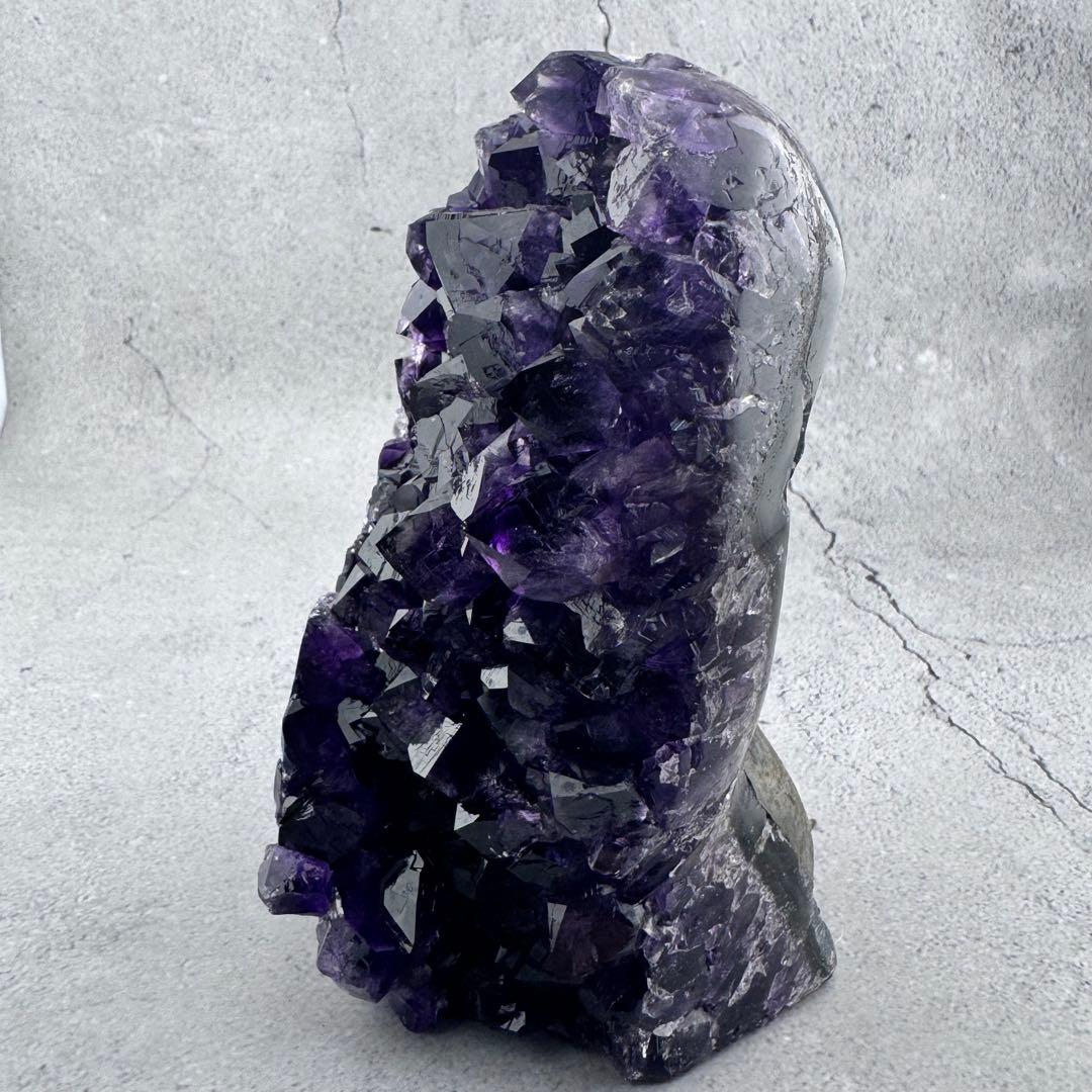 G-95アメジスト濃紫クラスター ドーム 原石 天然石 パワーストーン