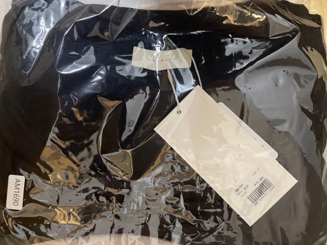 ワンピース andmary Lady like mini dress / black