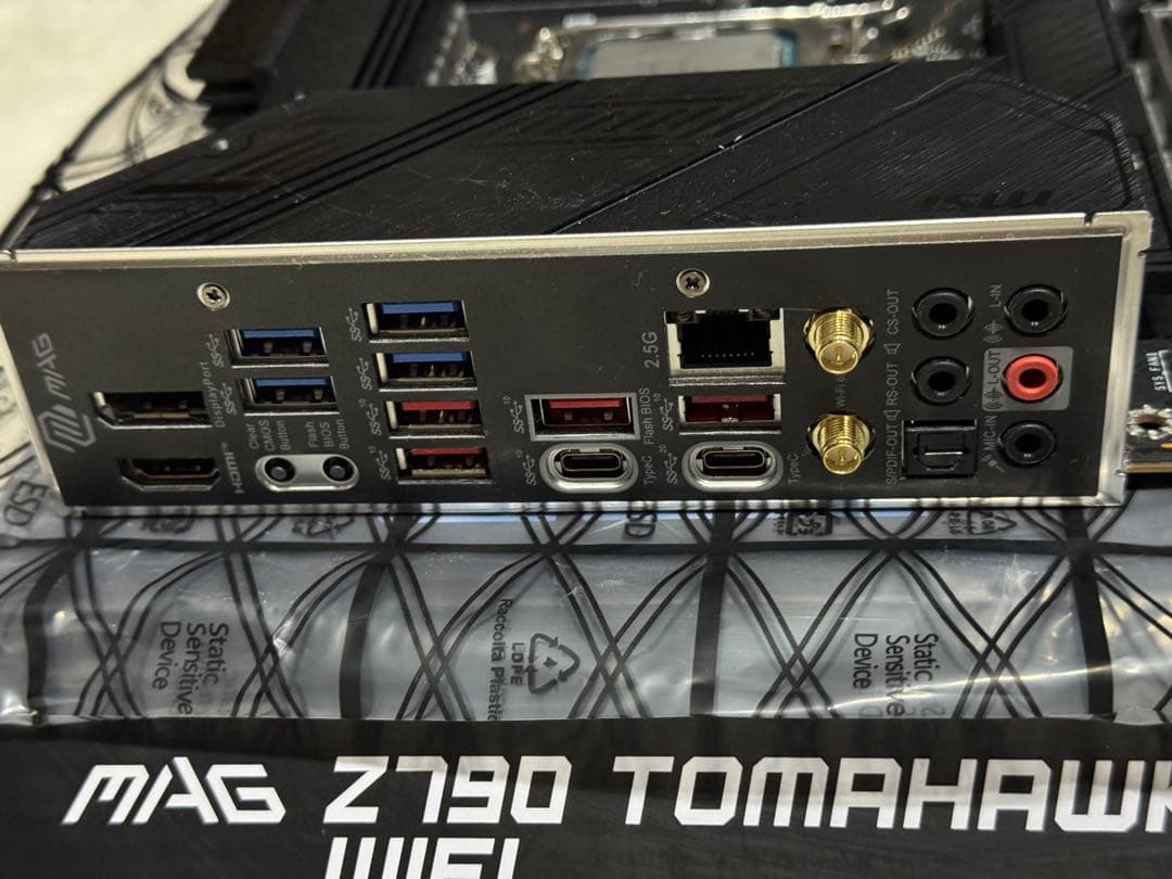 MSI MAG Z790 TOMAHAWK／i5-14600KF バルク品箱なし