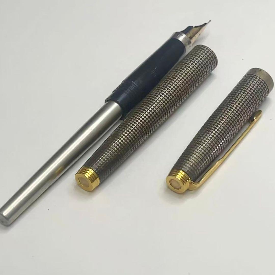 PARKER パーカー スターリング キャップ&バレル 万年筆 14k