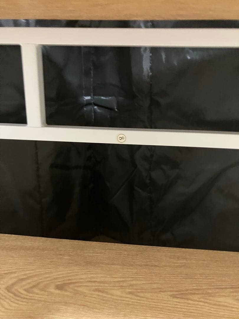 木製ラックキッチン　ホワイト 5段