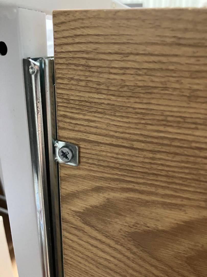 木製ラックキッチン　ホワイト 5段