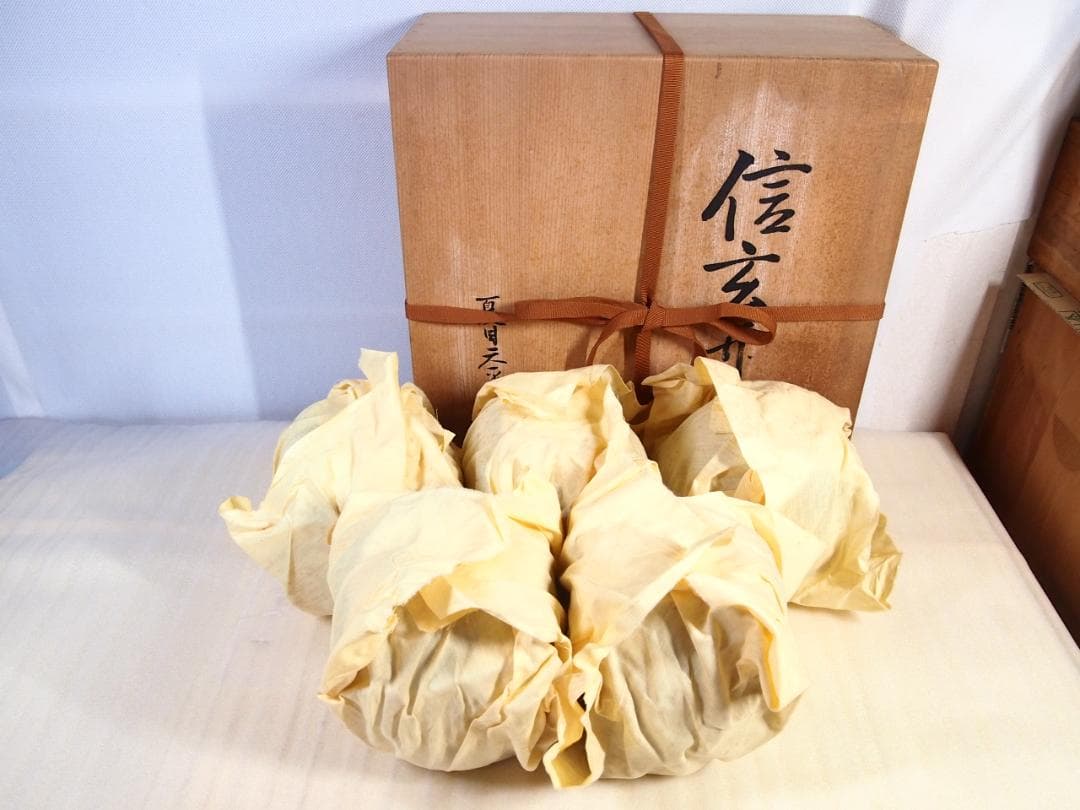 【未使用】信玄弁当 5客 夏目天平堂造 弁当箱 漆器/食器 行楽/行事/イベント