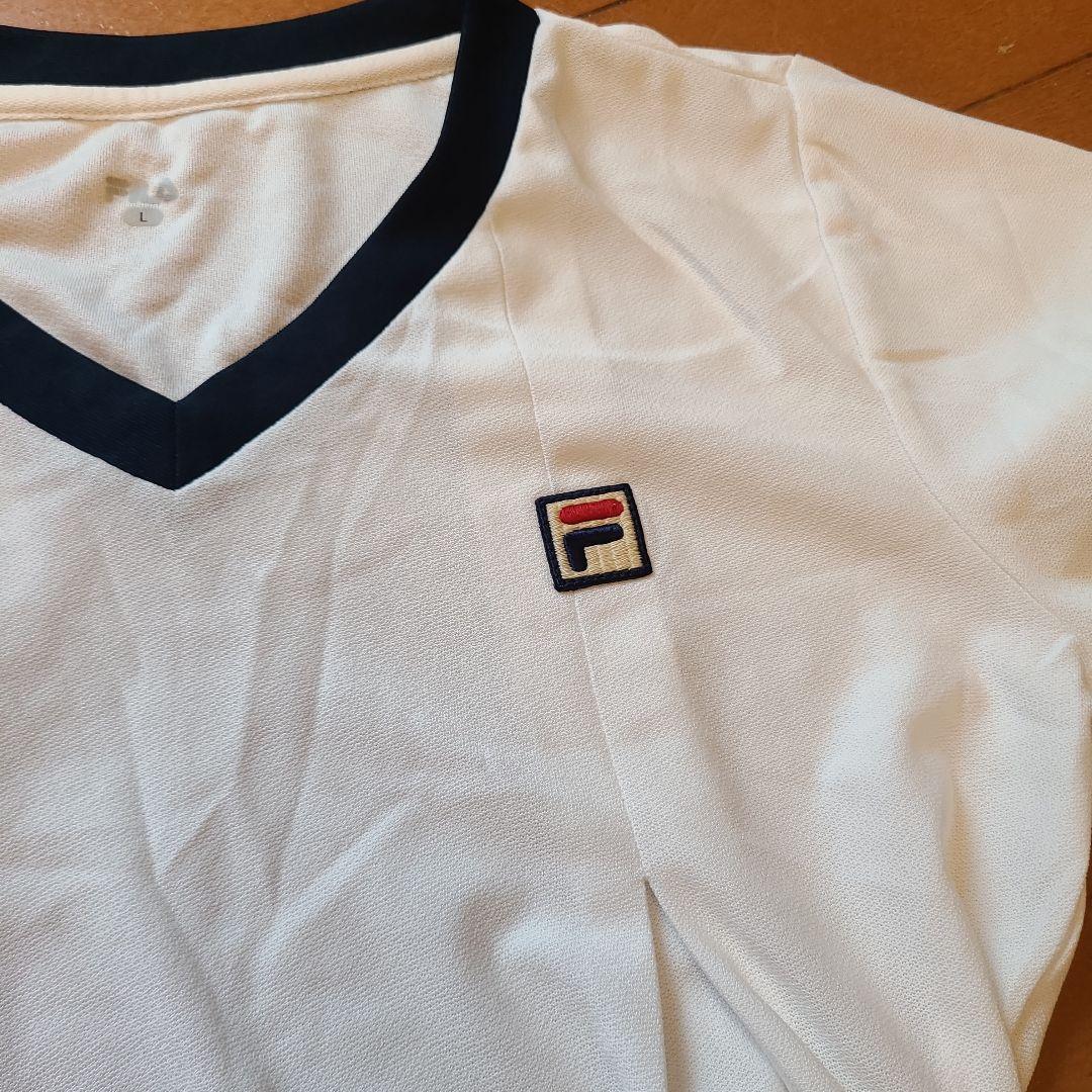 FILA テニスウェア Lサイズ ホワイト