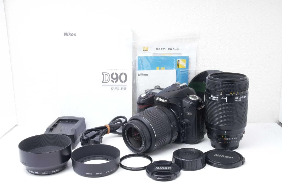 【美品】 Nikon D90 ダブルズームセット オススメ一眼レフ 簡単操作